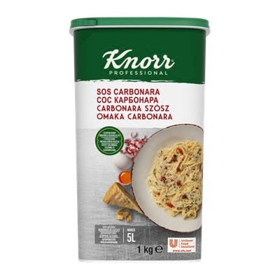 KNORR  Sauce Carbonara (Tejszínes-szalonnás tésztaszósz alap) 1kg